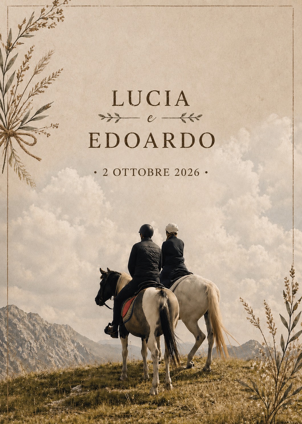 Lucia e Edoardo, 2 ottobre 2026